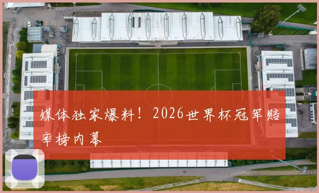 媒体独家爆料！2026世界杯冠军赔率榜内幕